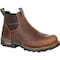 Georgia Boot Men's Waterproof Chelsea Work Boot, 10.5 M, Steel Toe, 4 in H, Brown, GB00337 GB00337 - alternate 1